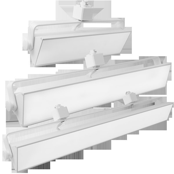 Elco Lighting LED Pipe™ Wall Wash Track Fixture ETW43CT3W